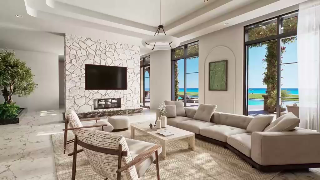 Complete source frame: Inside the villa