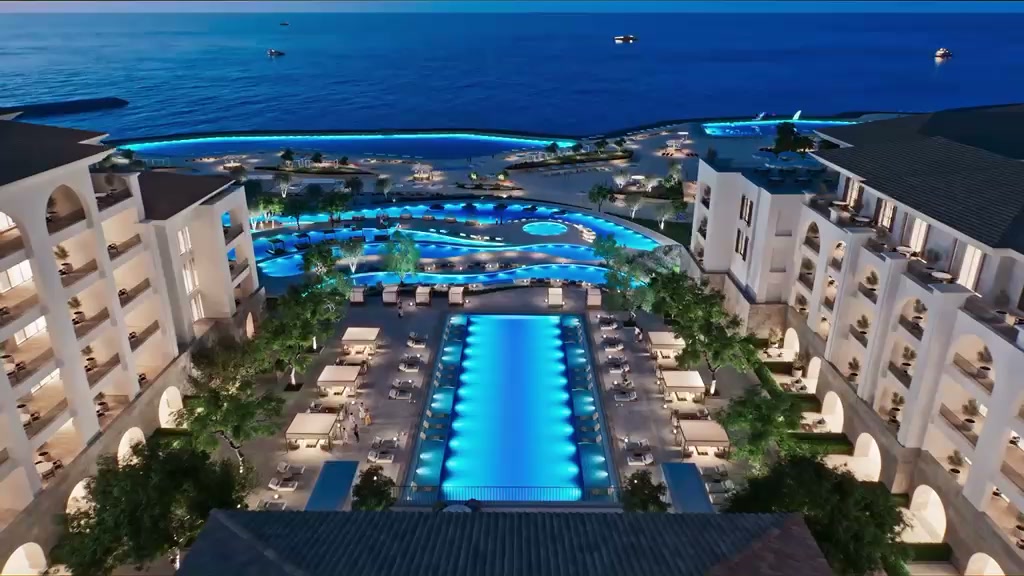 Complete source frame: Resort and dining settings