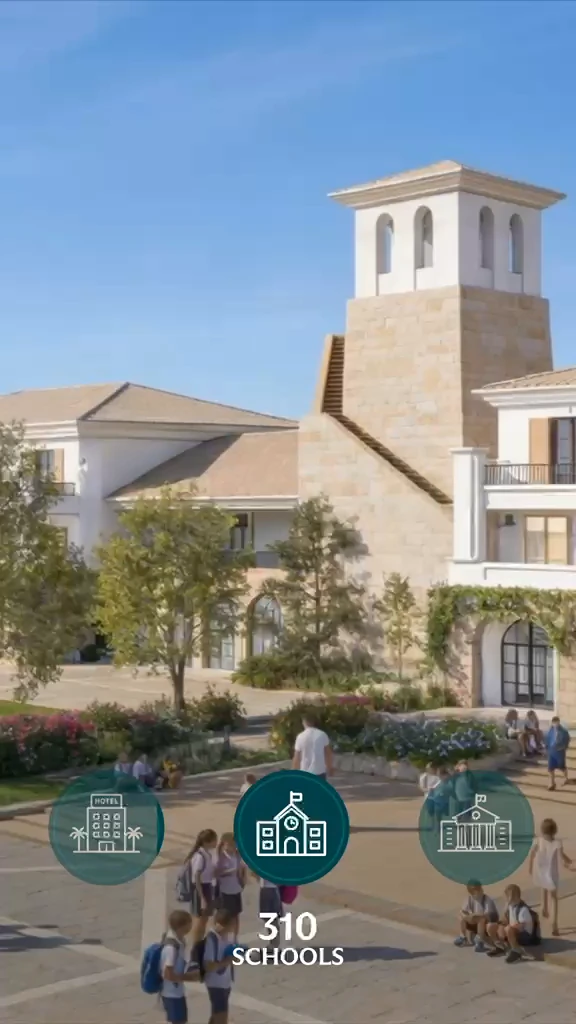Full source film frame showing 310 schools