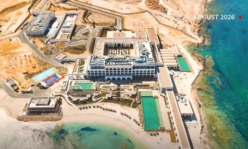 Complete August-labelled source frame for The wider hotel setting